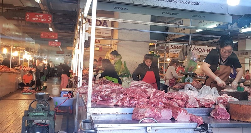 Giá thịt heo ở Lâm Đồng không giảm mà còn tăng